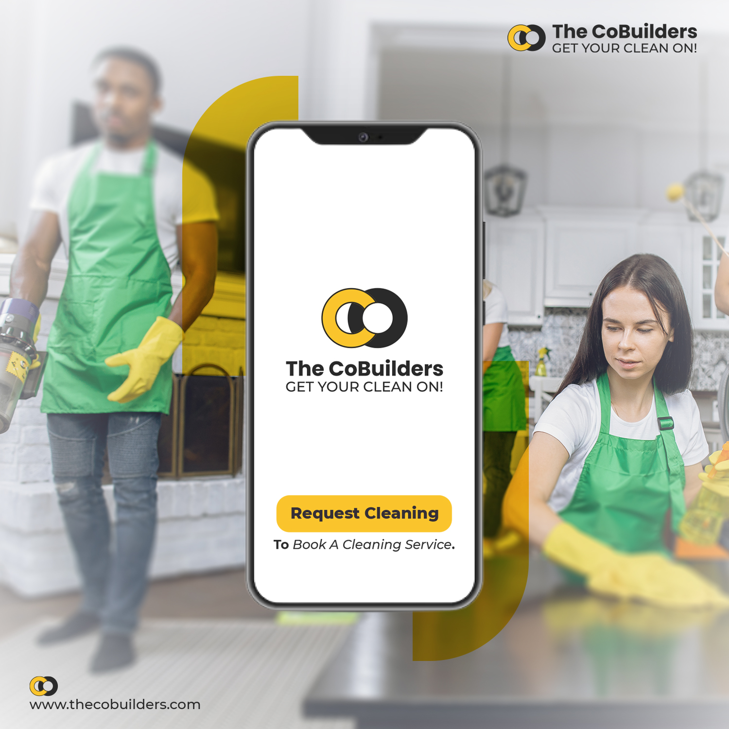 cleaning app graphics
