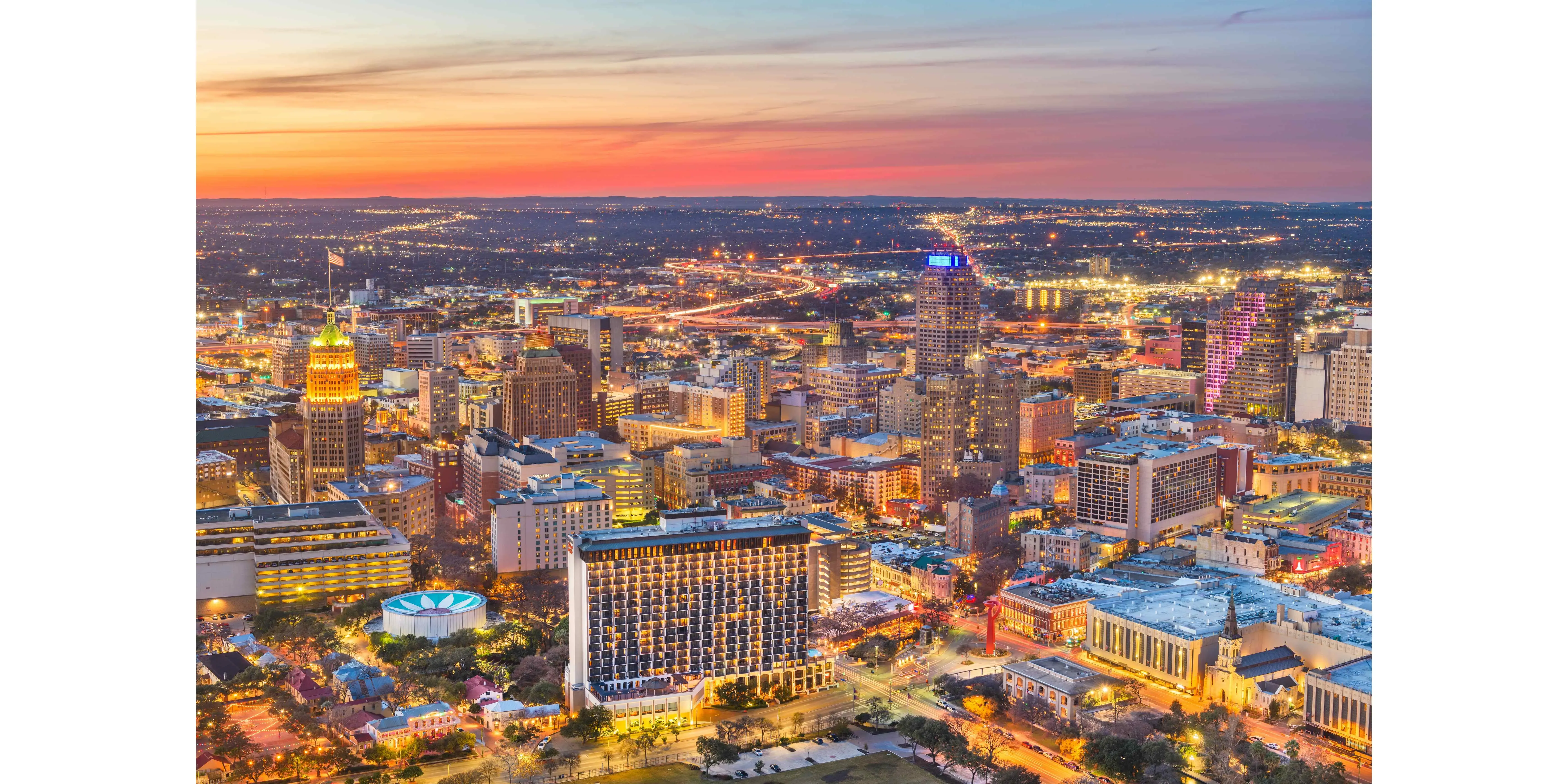 san antonio, texas, usa skyline