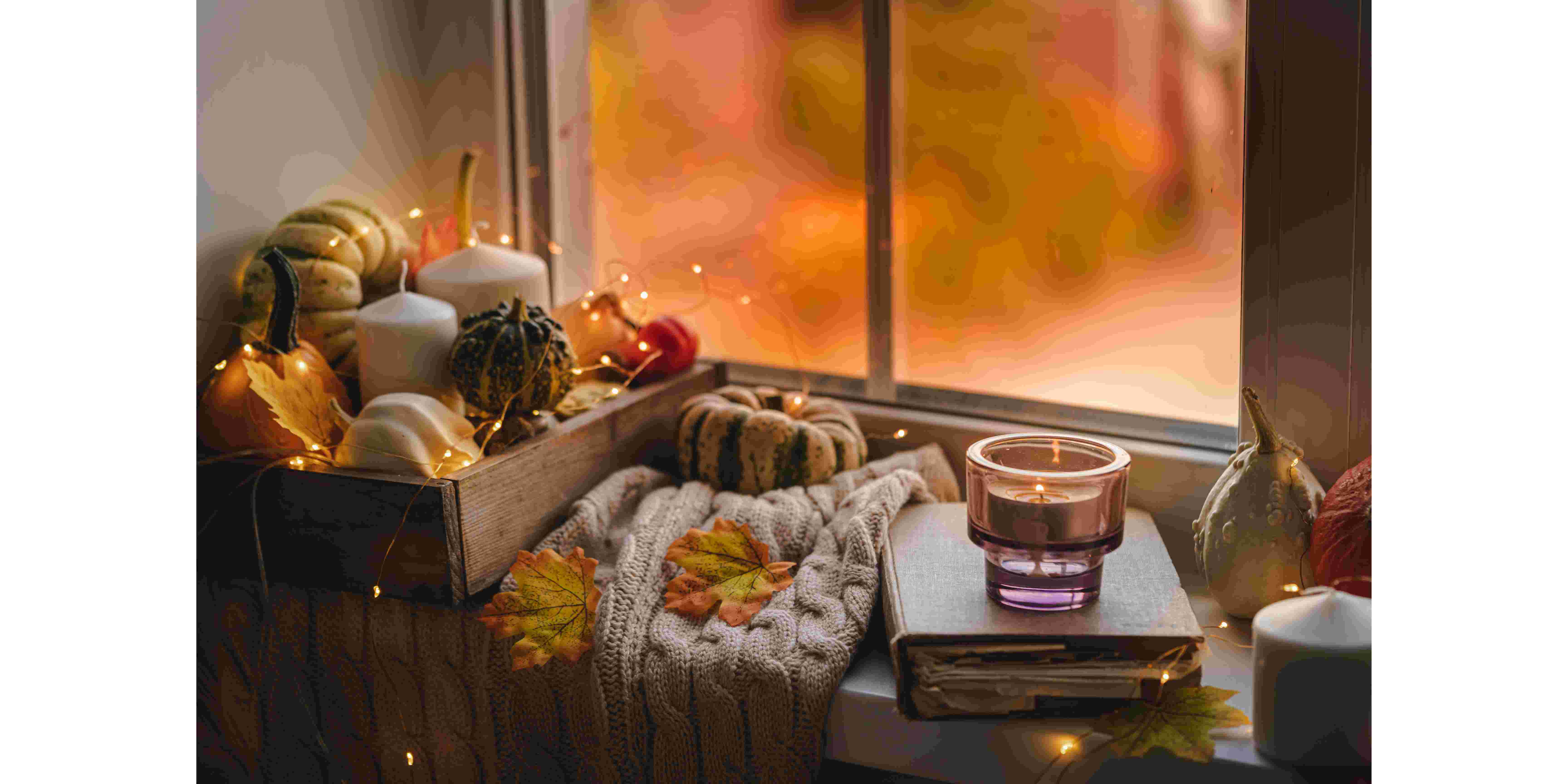 cozy fall composition