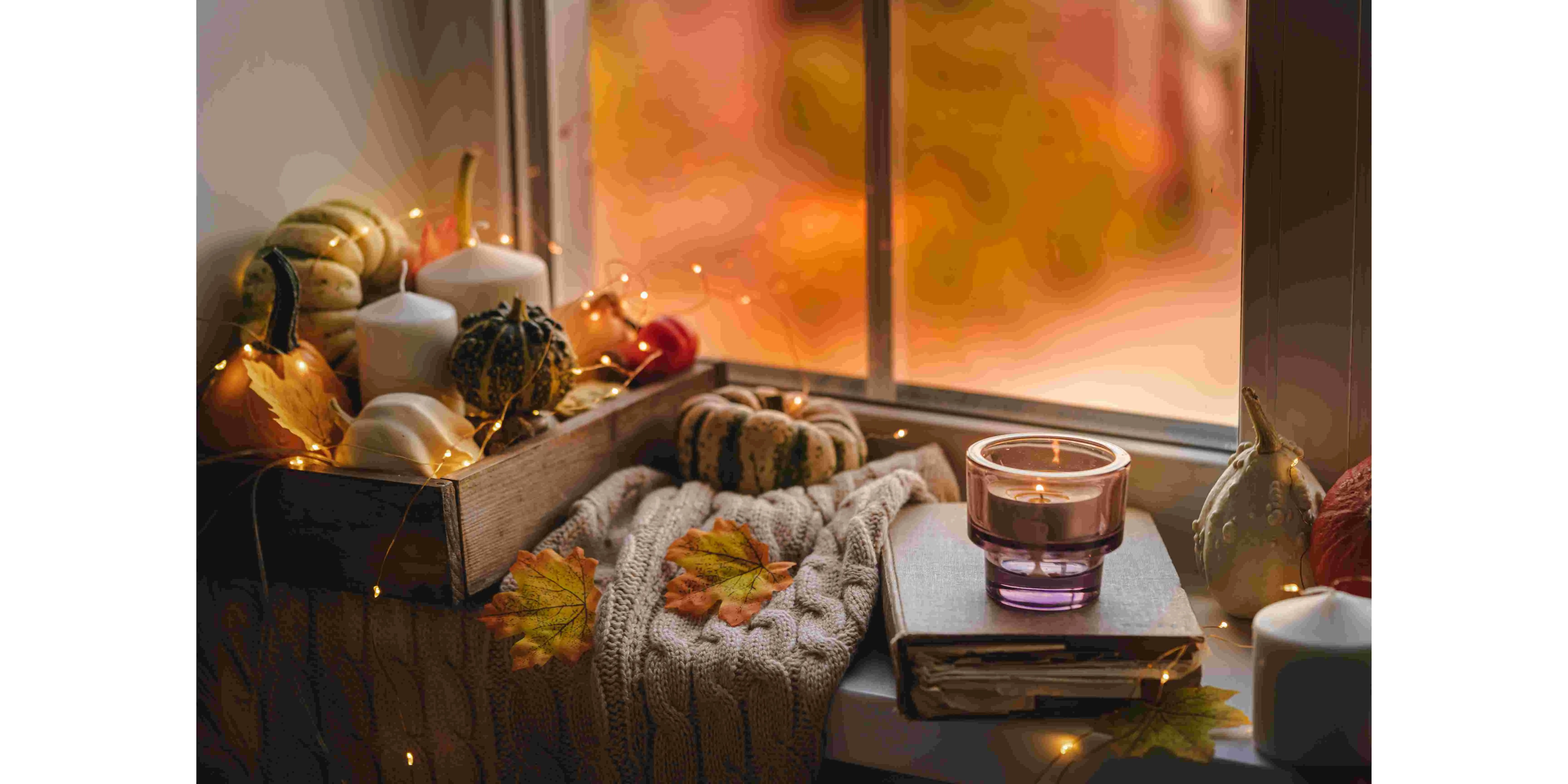 cozy fall composition