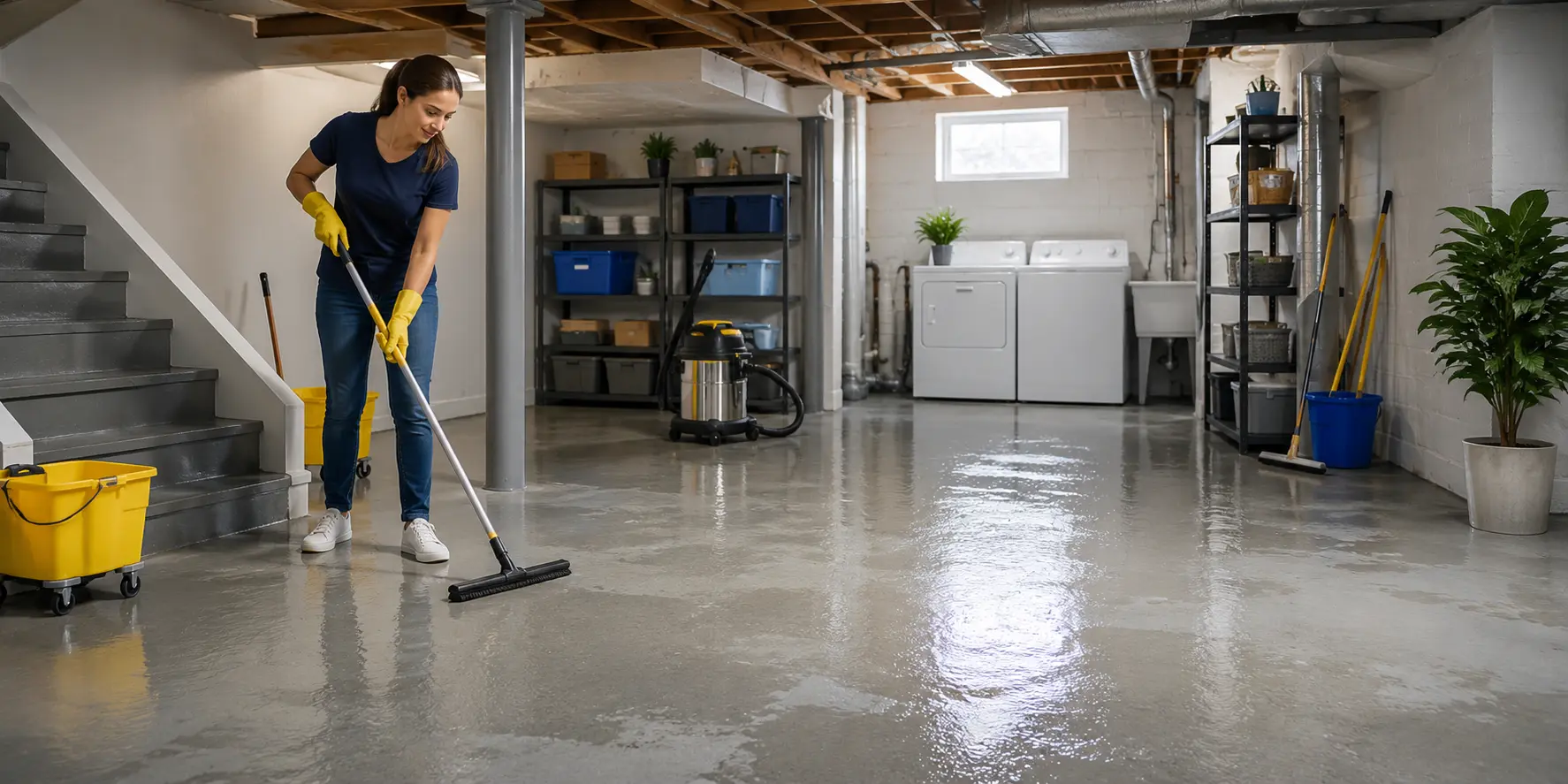 Basement Cleaning Services | The CoBuilders