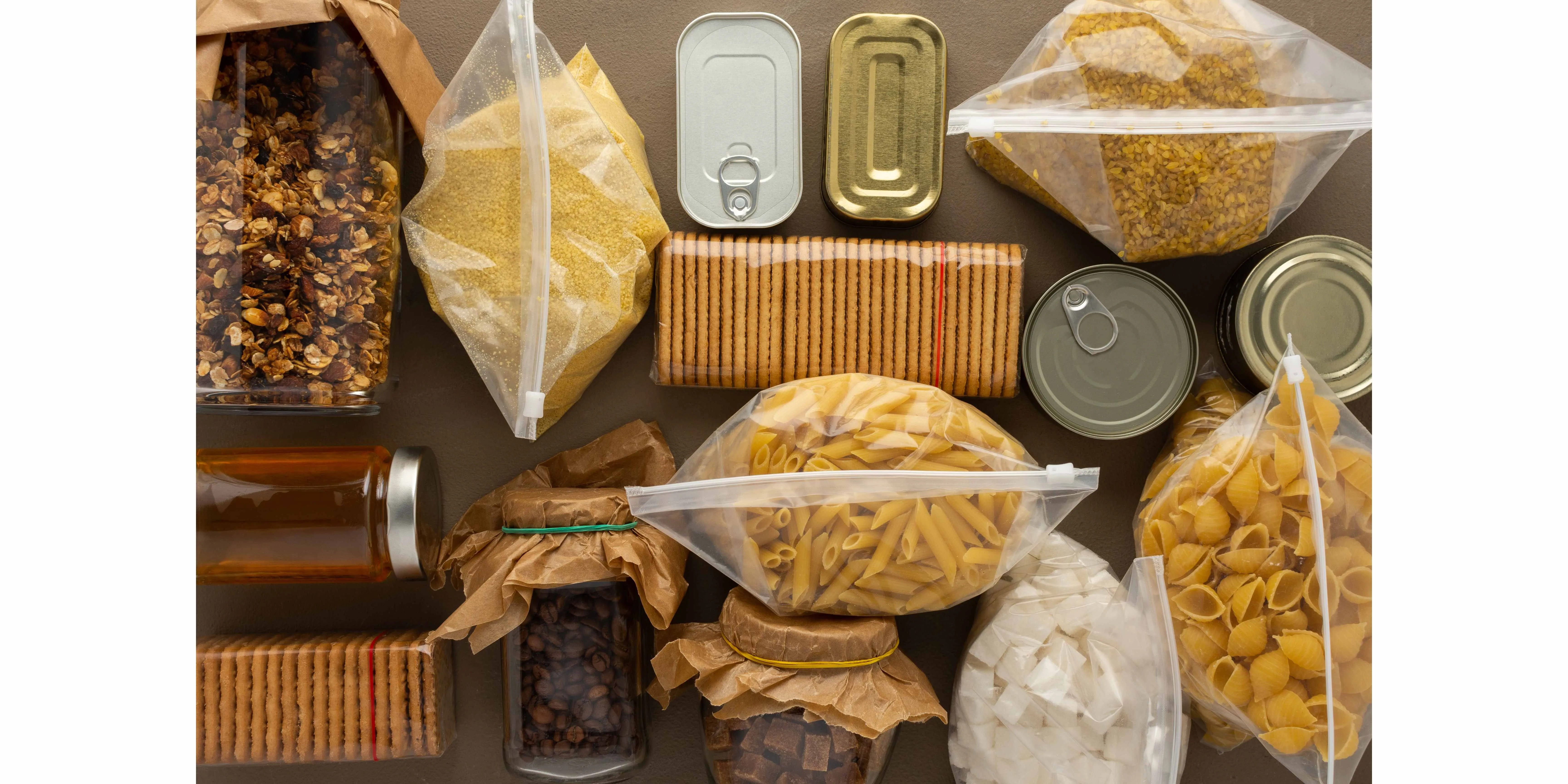 picture of a pantry properly organized