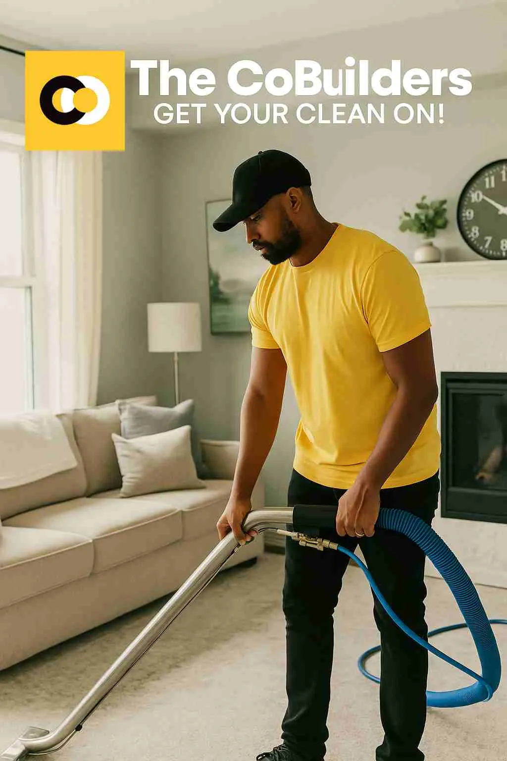Professional cleaner from The CoBuilders providing clean and service in a Boise, Idaho home