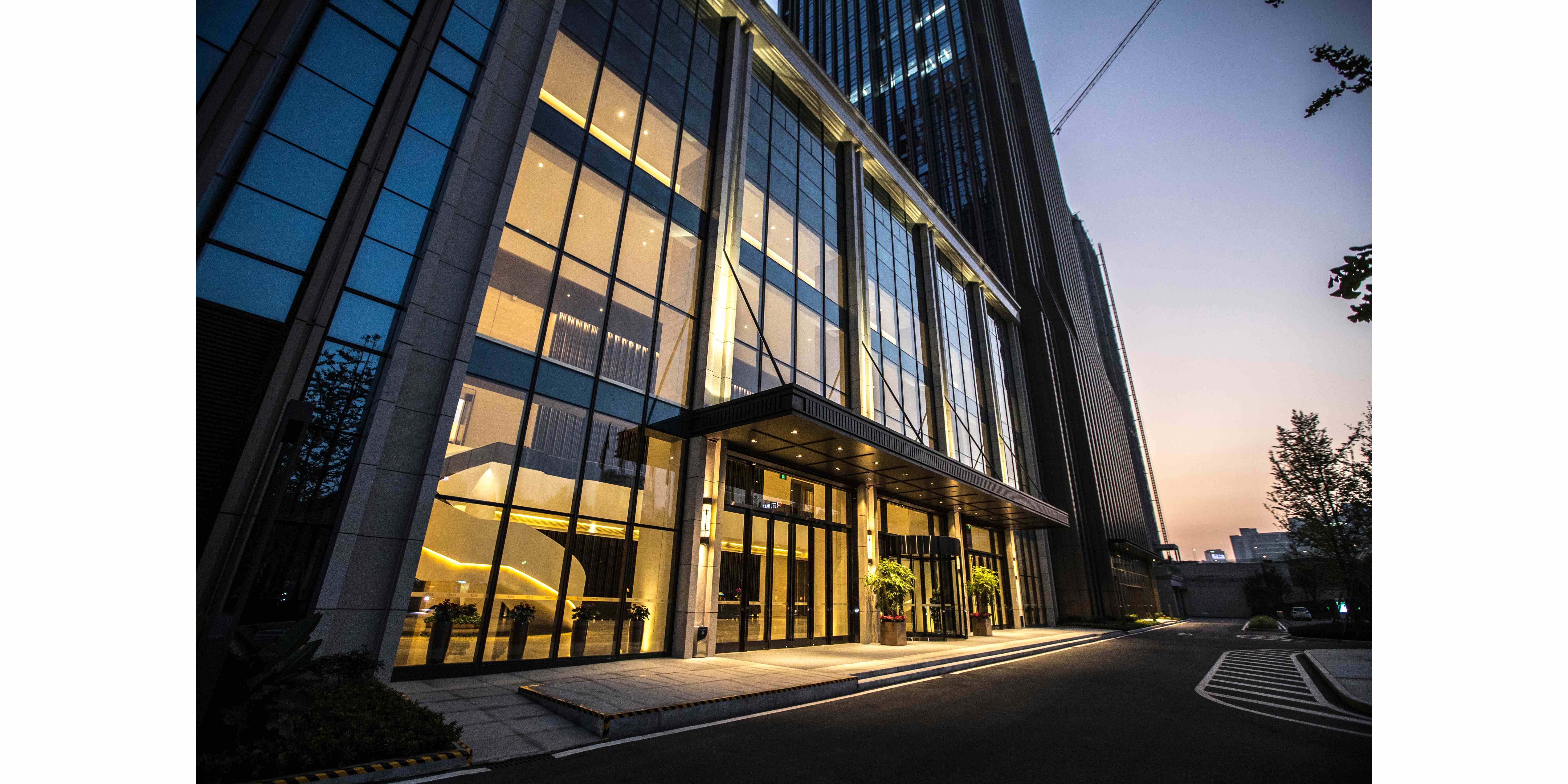 a tall business building