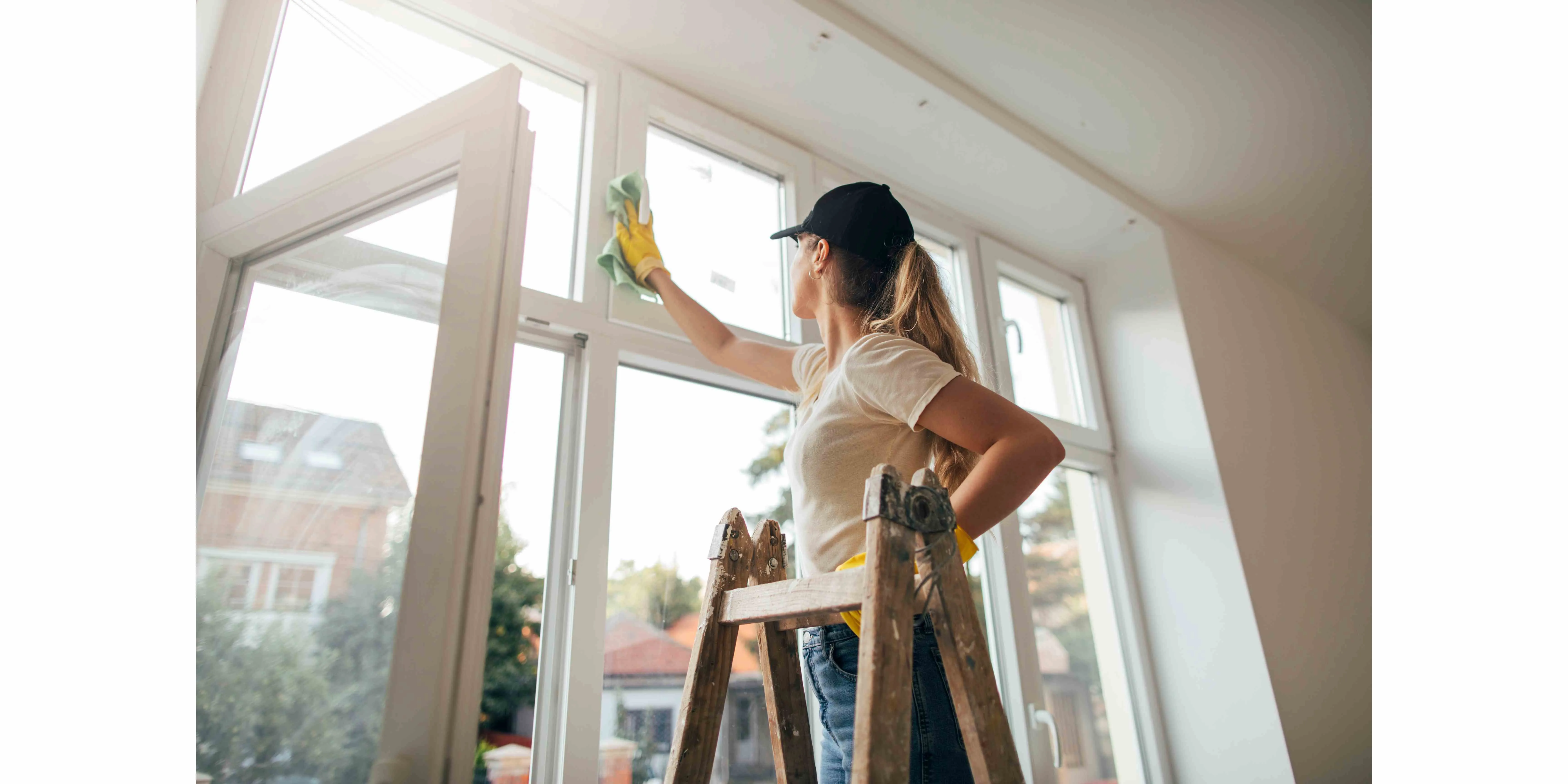 cleaning windows